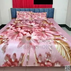 3D Printed Bed Sheet Set With 2 Pillow Covers