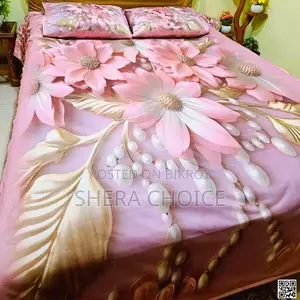 3D Printed Bed Sheet Set With 2 Pillow Covers