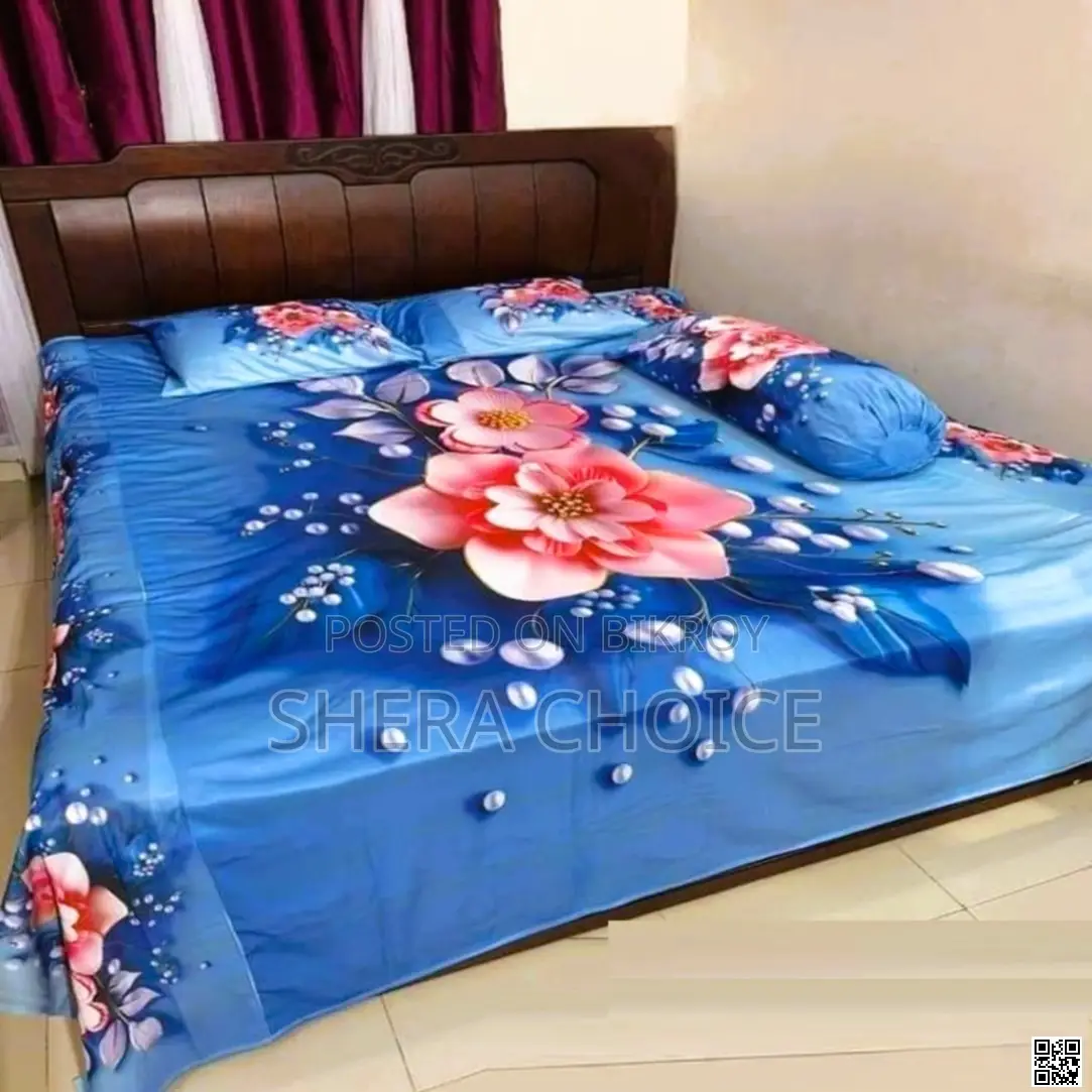 3D Printed Bed Sheet Set With 2 Pillow Covers