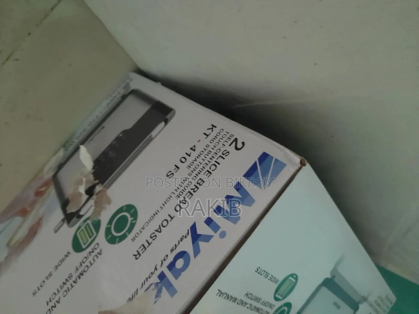 মিয়াকো ব্রেড টোস্টার কেটি-৪১০ এফএস