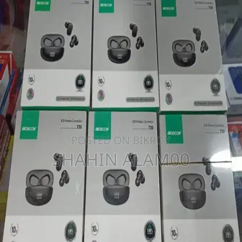 মবিকম টিডব্লিউএস টি২০ ব্লুটুথ ইয়ারবাডস