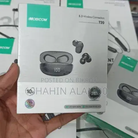 মবিকম টিডব্লিউএস টি২০ ব্লুটুথ ইয়ারবাডস