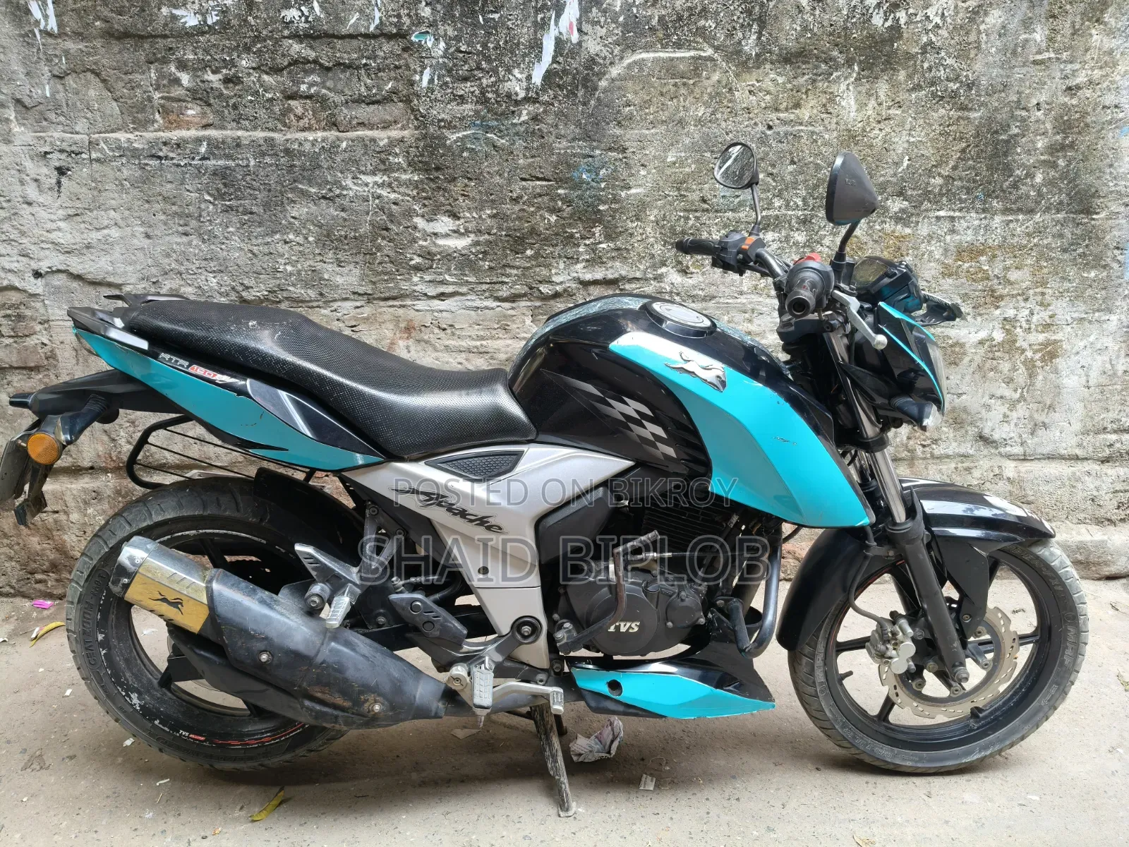 TVS Apache 160 4V 2019 Black