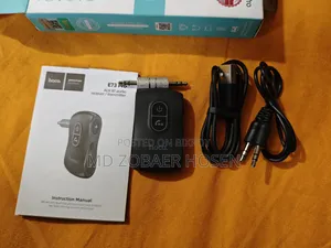 Hoco E73 Pro 2-in-1 In-car Aux Wireless Receiver And Transmitter.