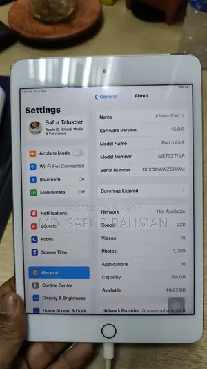 Apple iPad Mini 4 64 GB