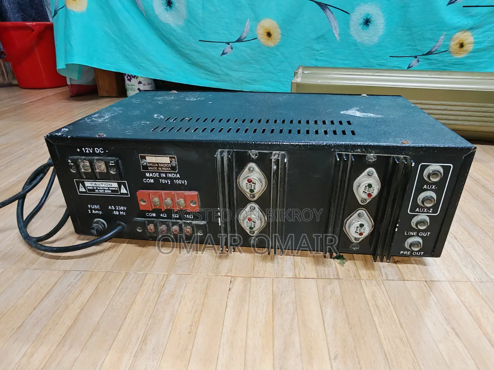 Amplifier With 2 Speaker Box