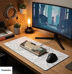 Large Office Mousepad - Medium Size [11.8 × 23.6inch] - Premium Vibe