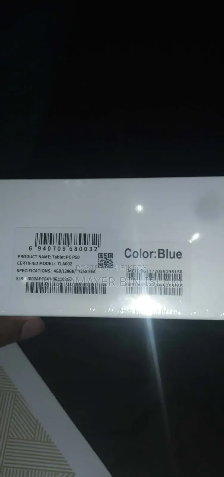 New Teclast P70 4G 128 GB Blue