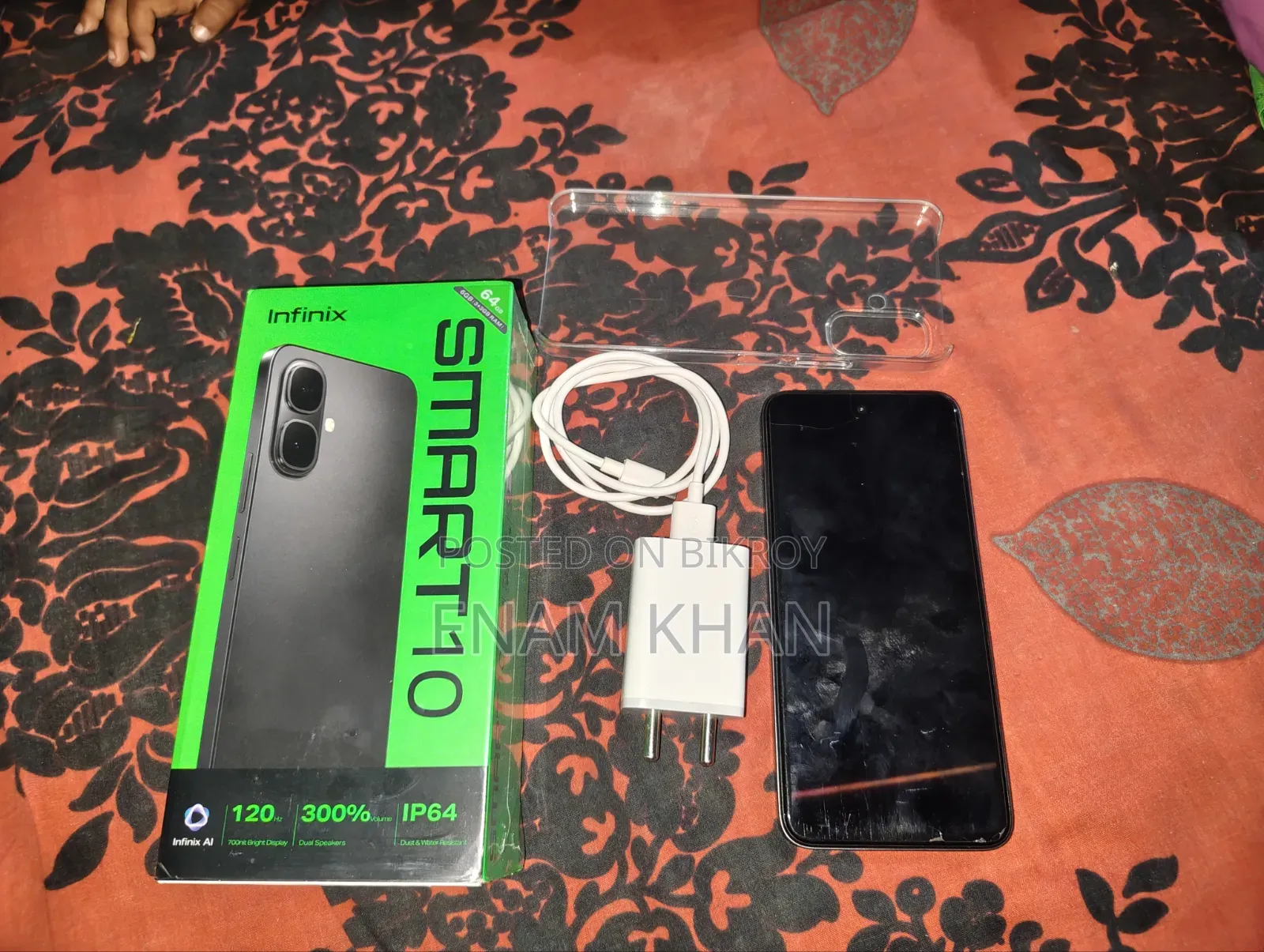 New Infinix Smart 10 128 GB Black