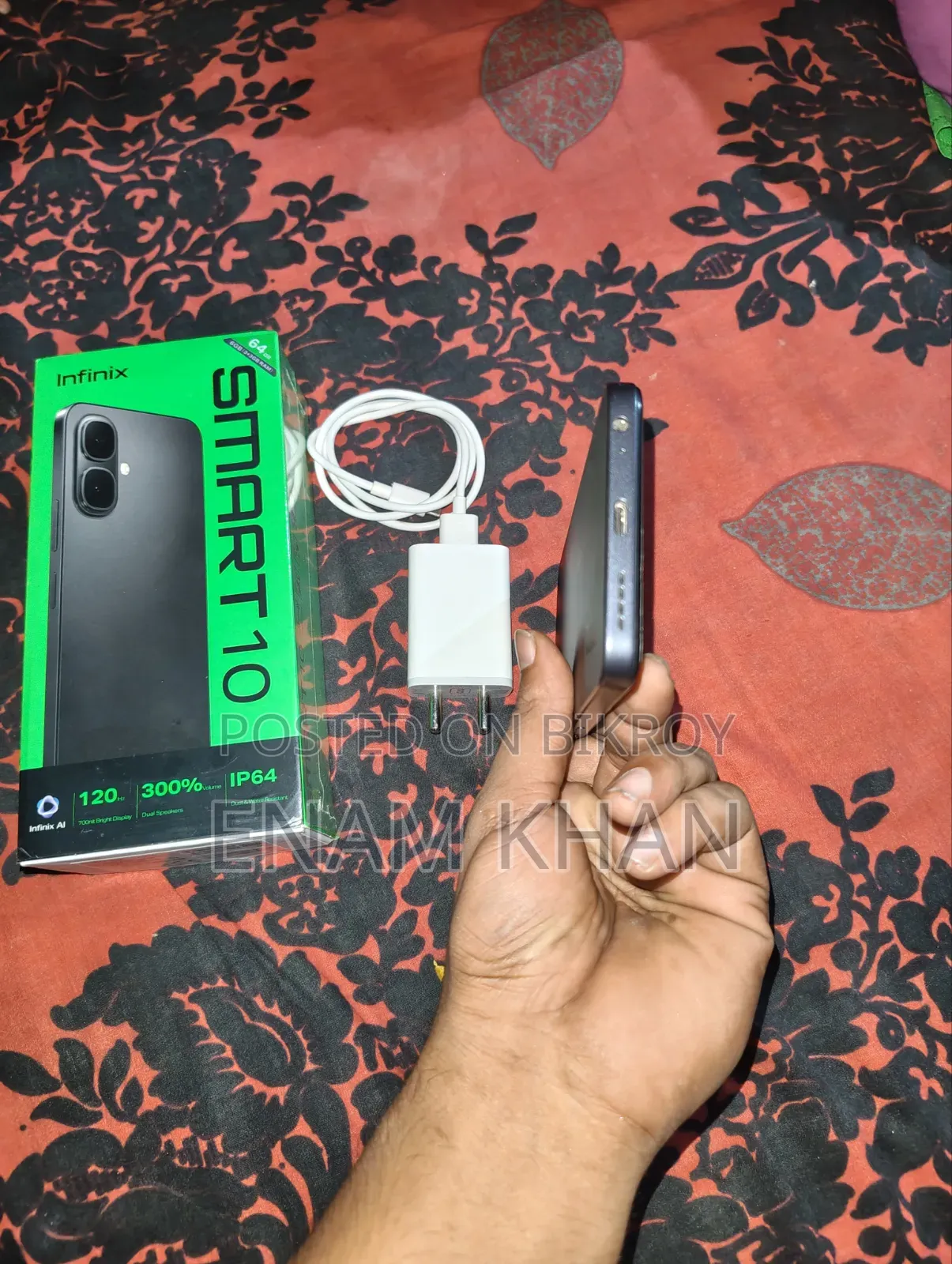 New Infinix Smart 10 128 GB Black