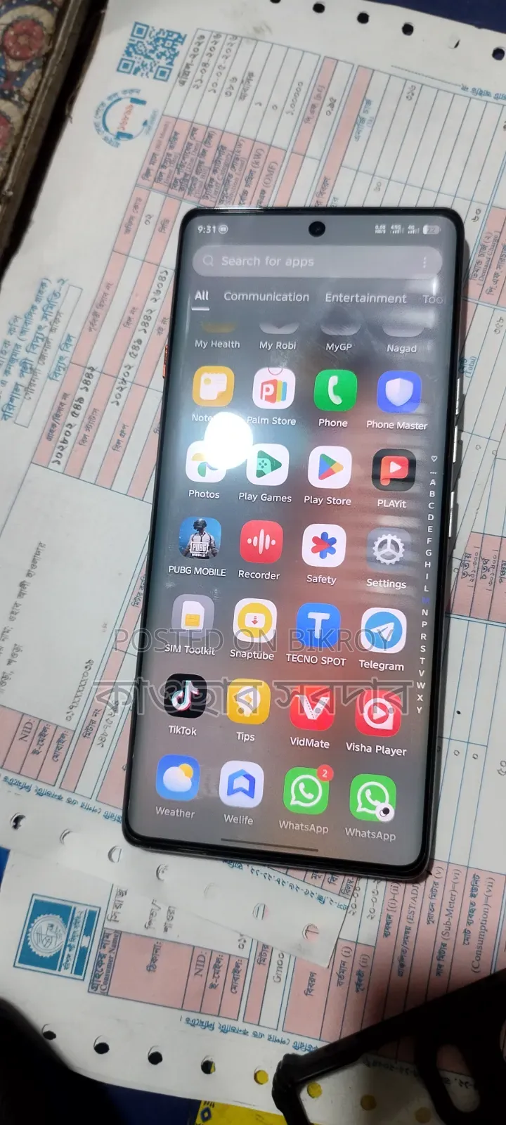 Tecno Camon 40 Pro 5G 256 GB Blue