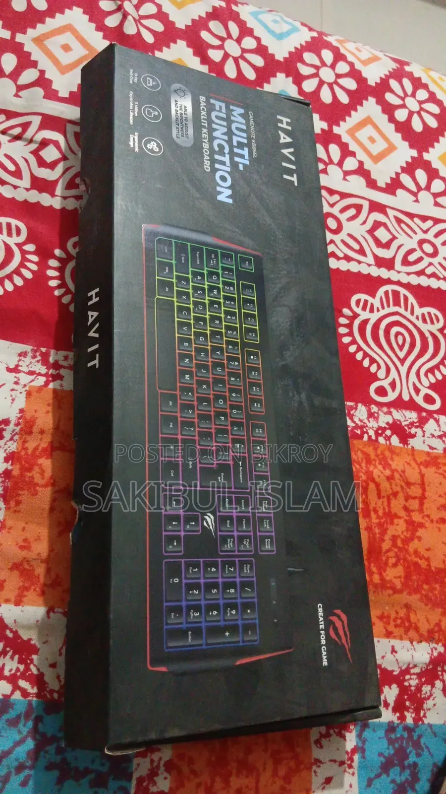 Havit Kb866l Gaming Keyboard With Box