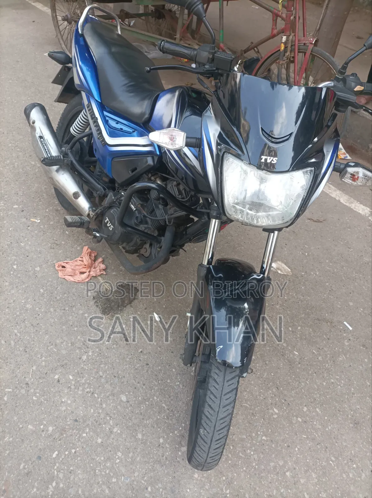 TVS Metro Plus 2018 Blue