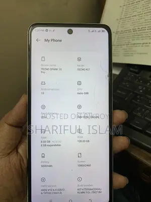 Tecno Spark 10 Pro 128 GB White