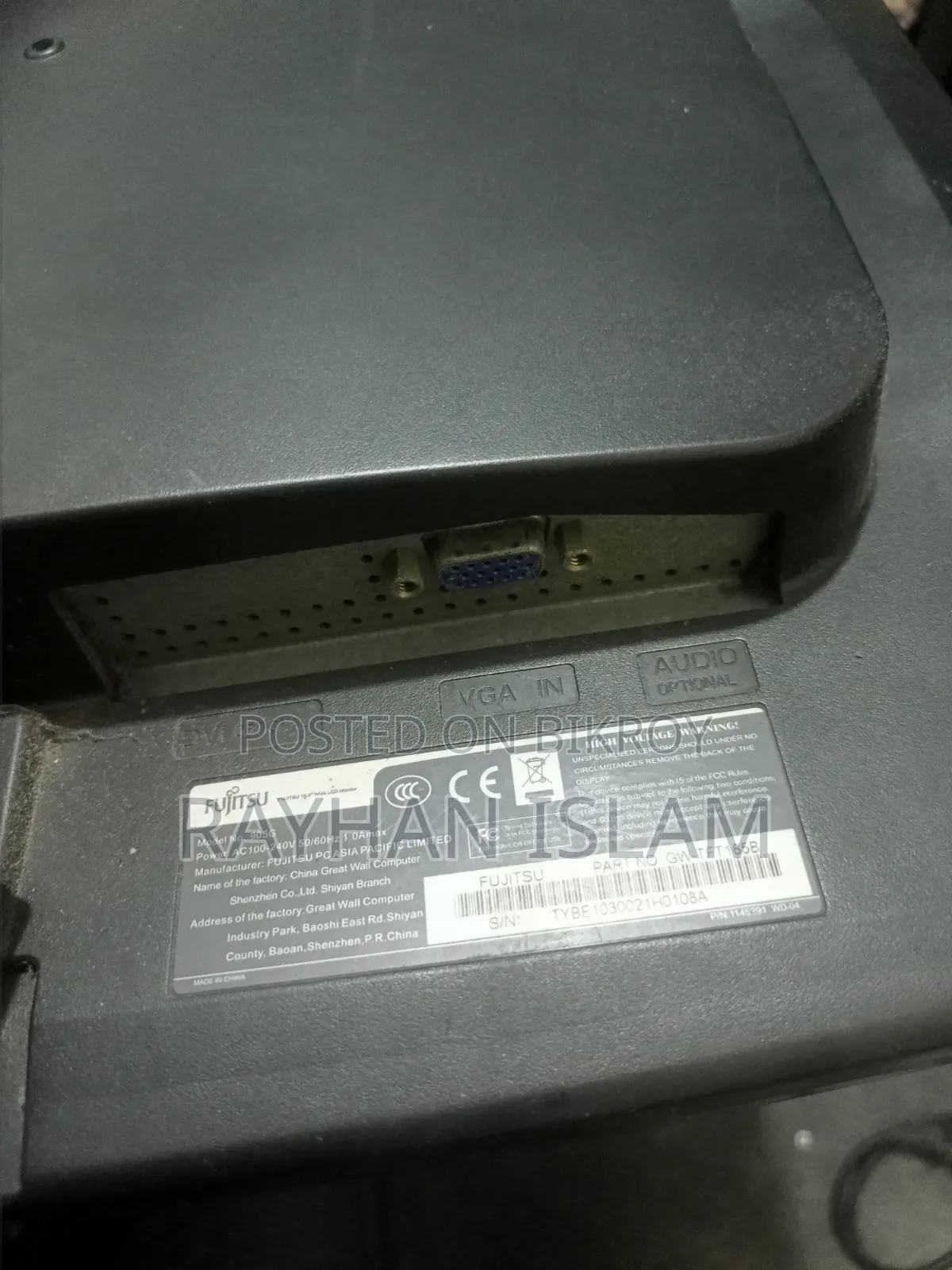 LCD Widescreen Monitor