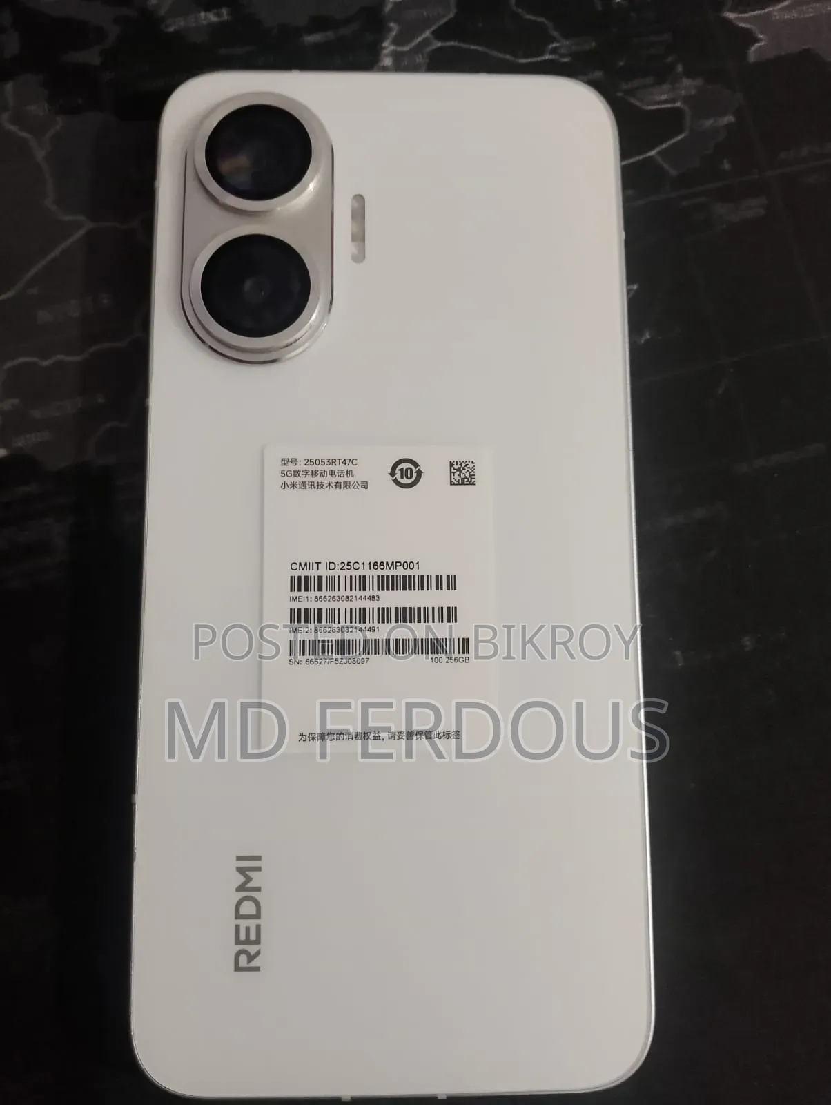 Xiaomi Redmi Turbo 4 Pro 256 GB White