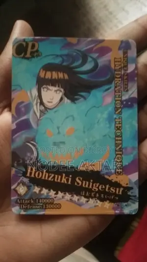 Naruto Hohzuki Suigetsu Unique Series Cp-013 Collectible Card - Rare