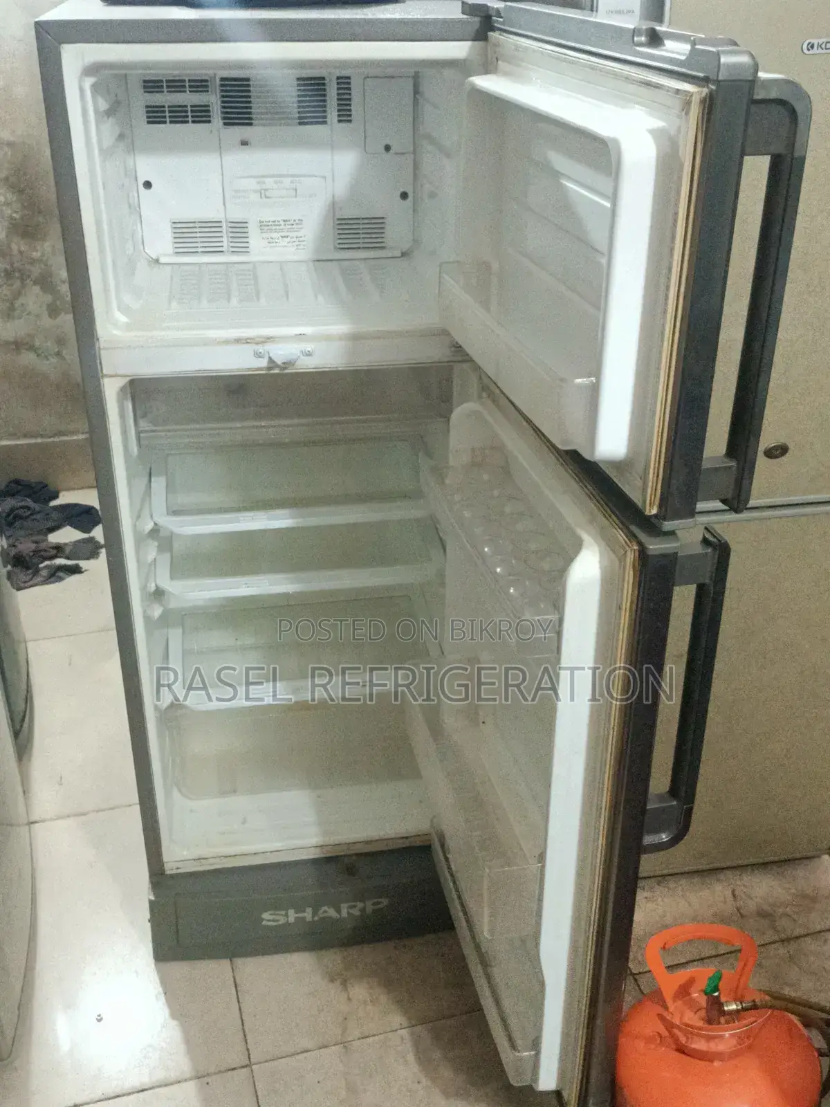 Sharp company 12 Cubic Feet refrigerator for sale.