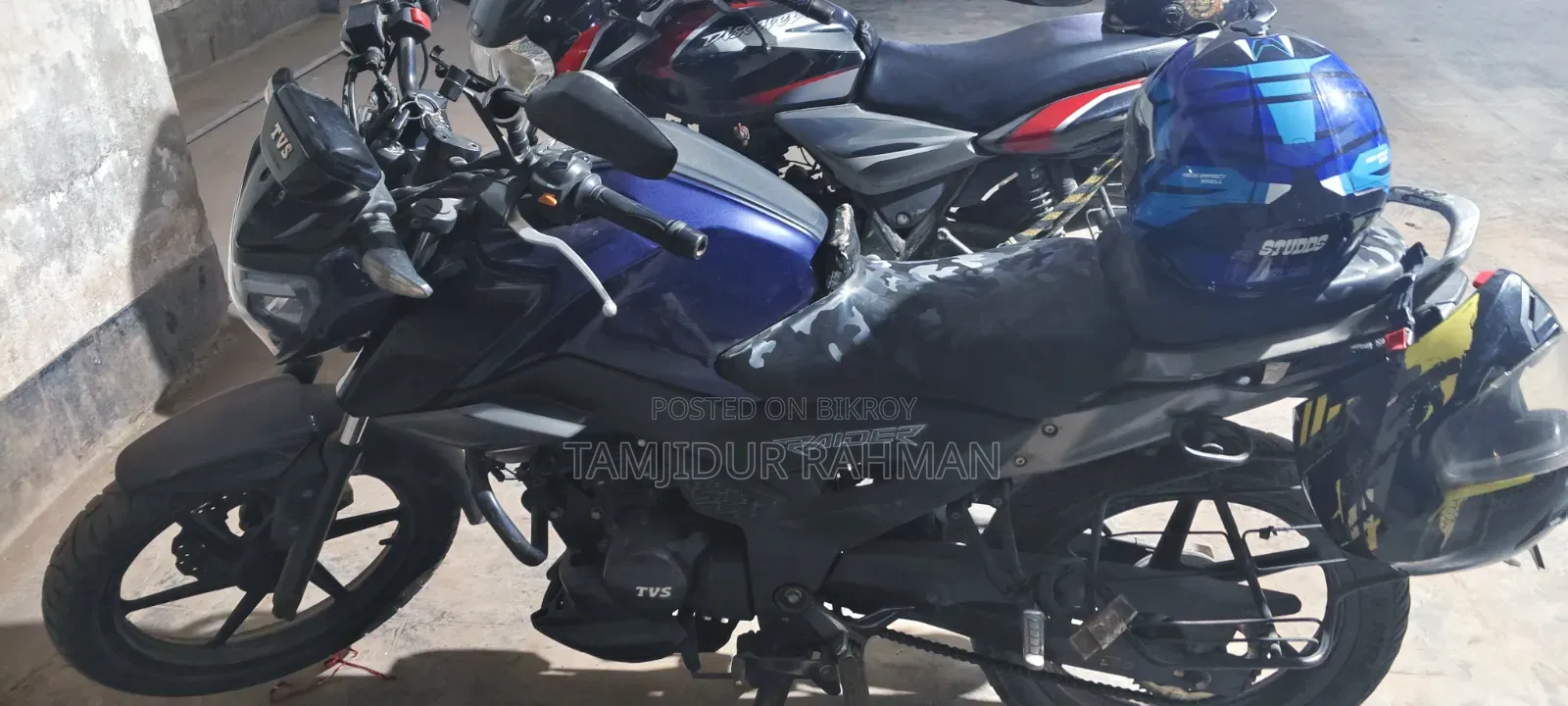 TVS Raider 125 2022 Blue