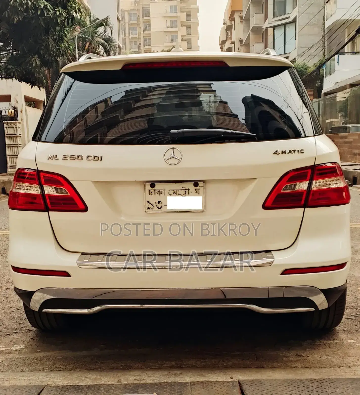 Mercedes-Benz M Class ML 350 BlueTEC 4Matic 2013 White