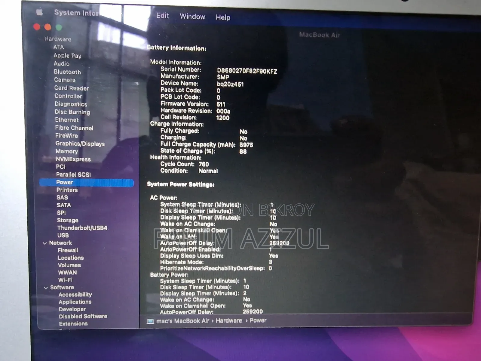Laptop Apple MacBook Air 2017 8GB Intel Core i5 SSD 128GB