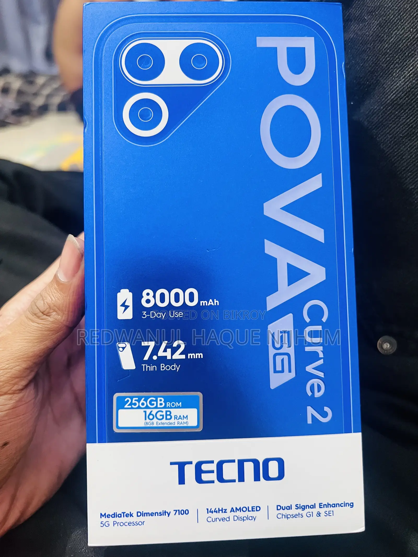 New Tecno Pova Curve 2 256 GB Silver