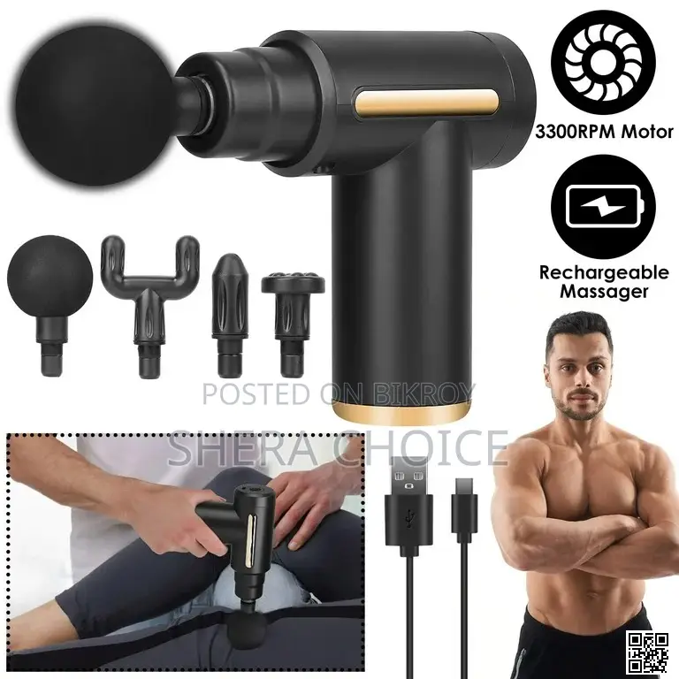 Deep Tissue Massage Gun With Display Screen