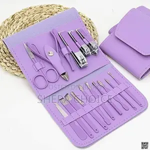 16 PCS Professional Manicure Pedicure Grooming Kit
