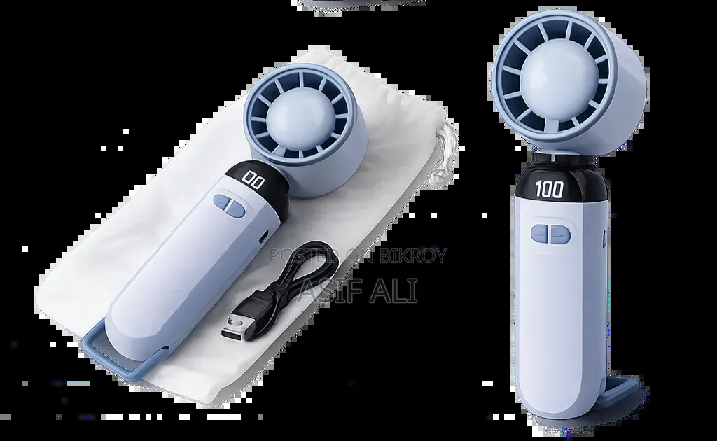 Turbo Cooling Rechargeable Fan