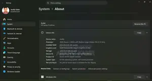 Laptop HP 8GB AMD Ryzen 5 SSD 256GB