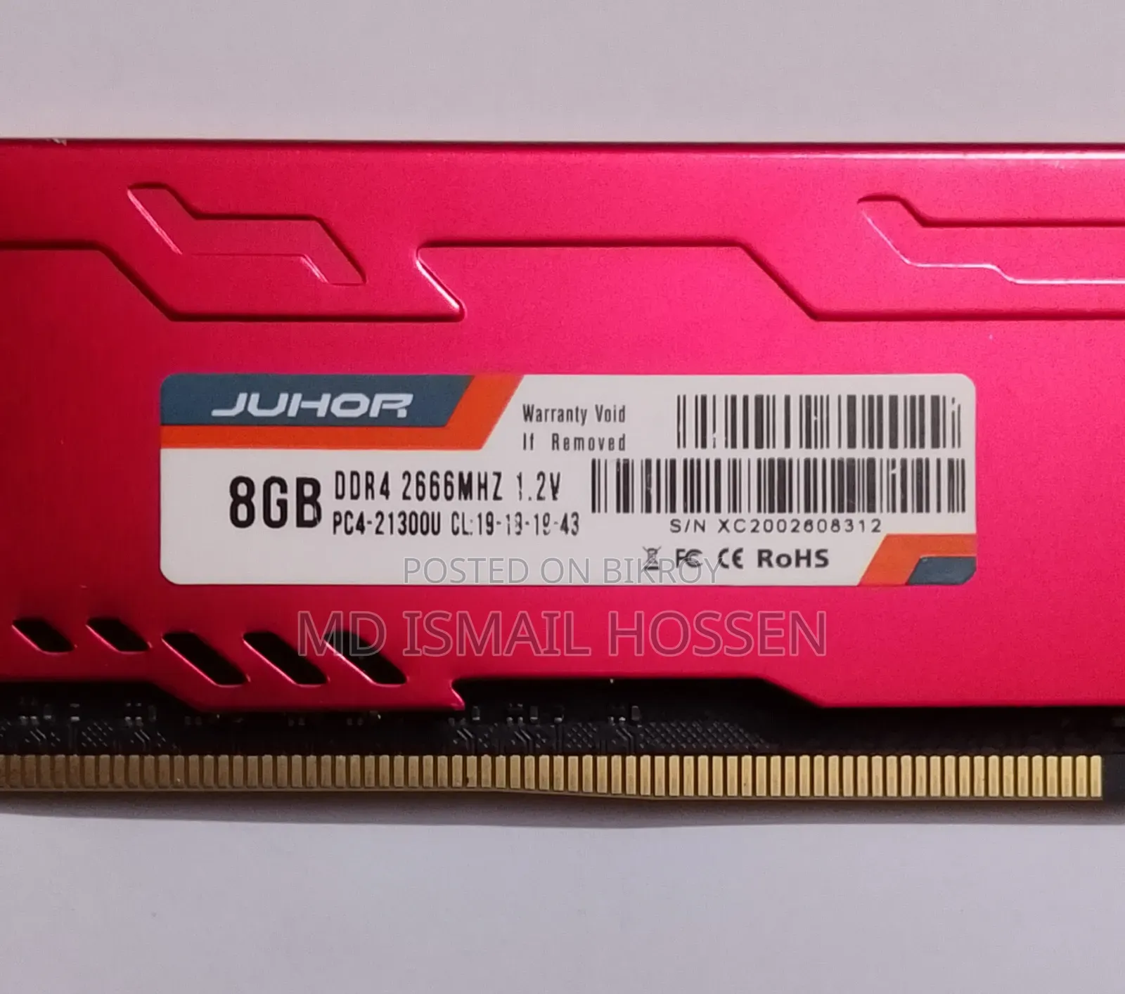 Juhor DDR-4 8 Gb Ram
