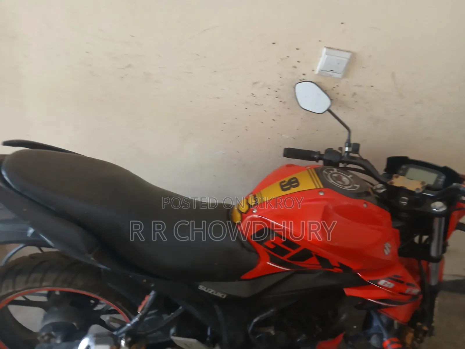 Suzuki Gixxer Monotone 2019 Red