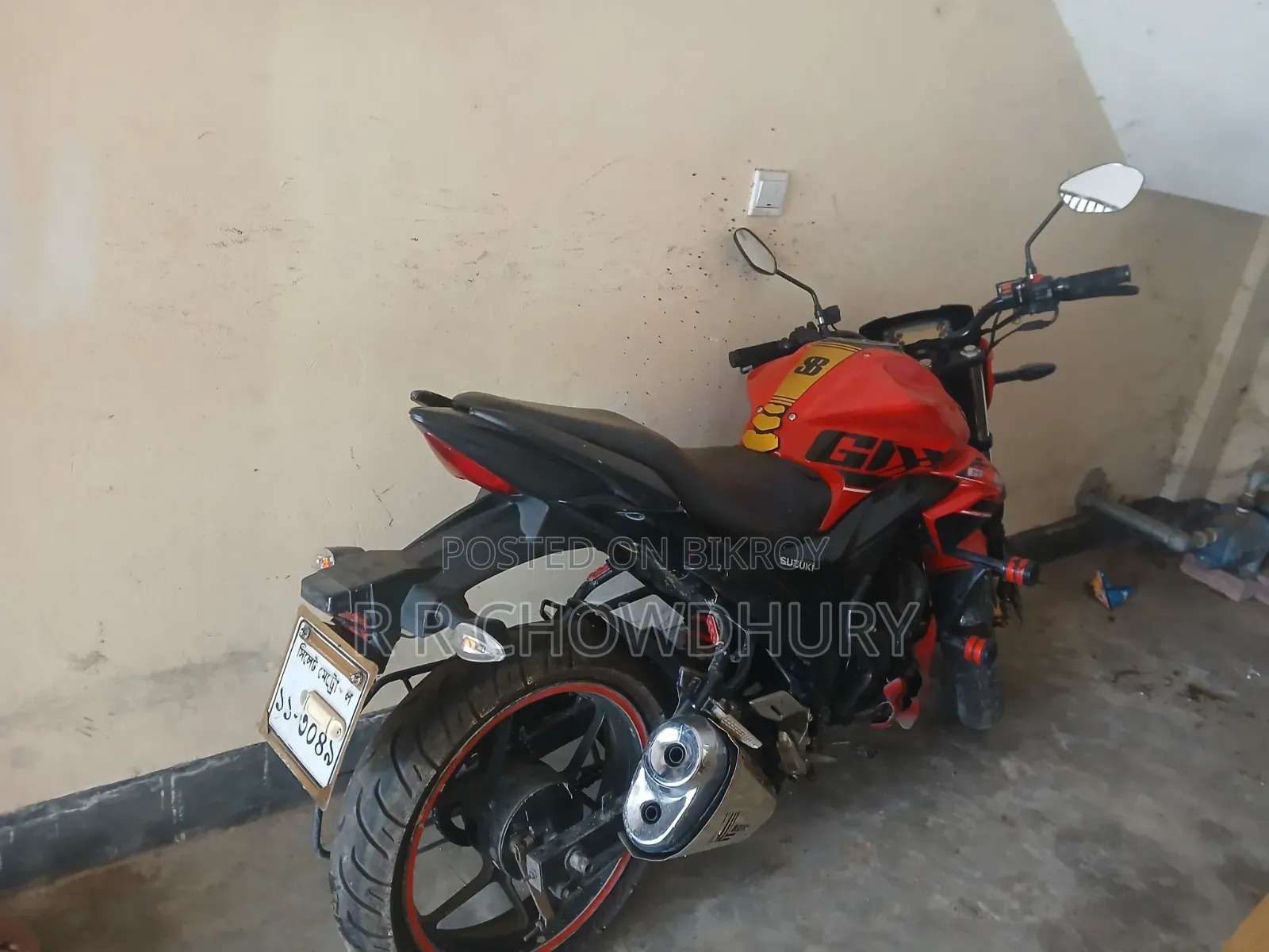 Suzuki Gixxer Monotone 2019 Red
