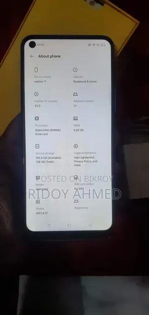Realme 7i 128 GB Blue