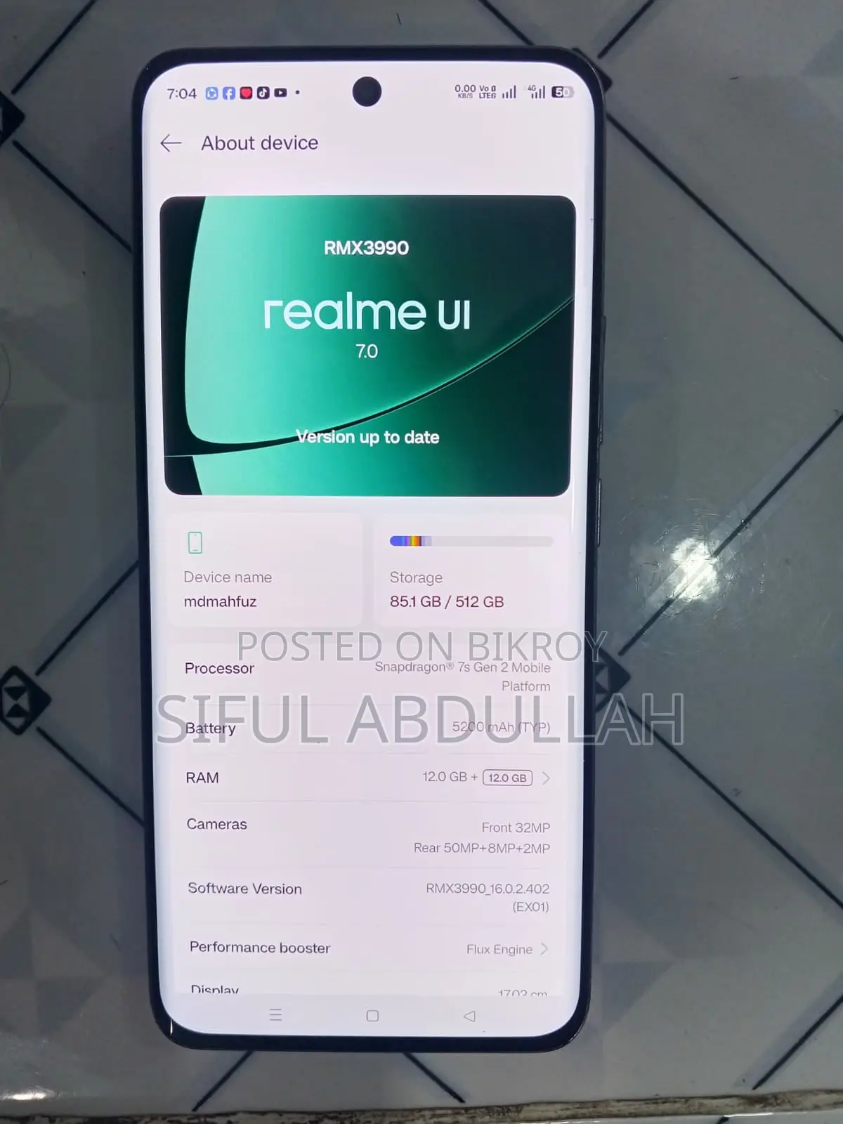 Realme 13 Pro+ 5G 512 GB Blue