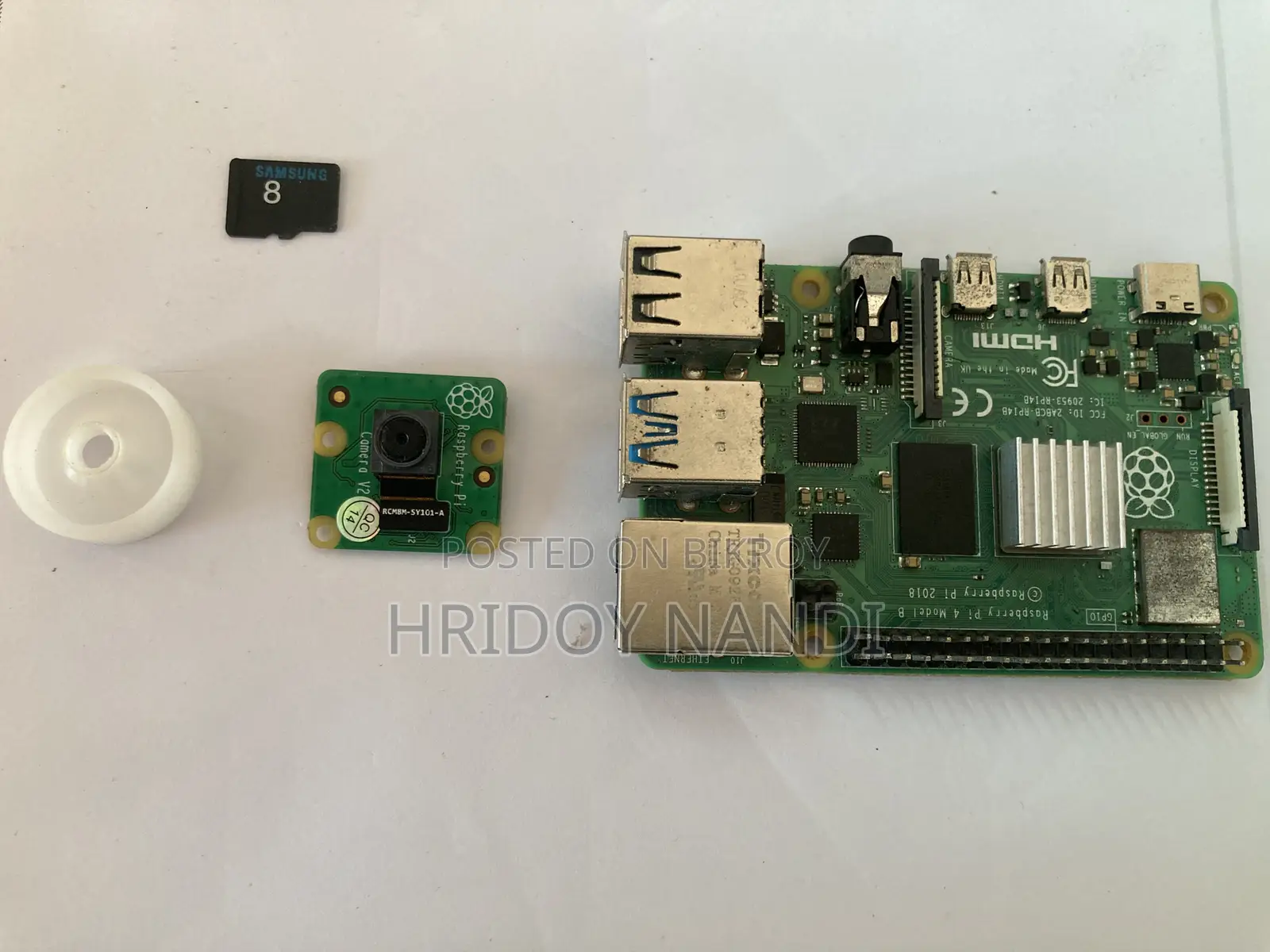 Raspberry Pi 4b(4gb) With Raspberry V2 Camera Module