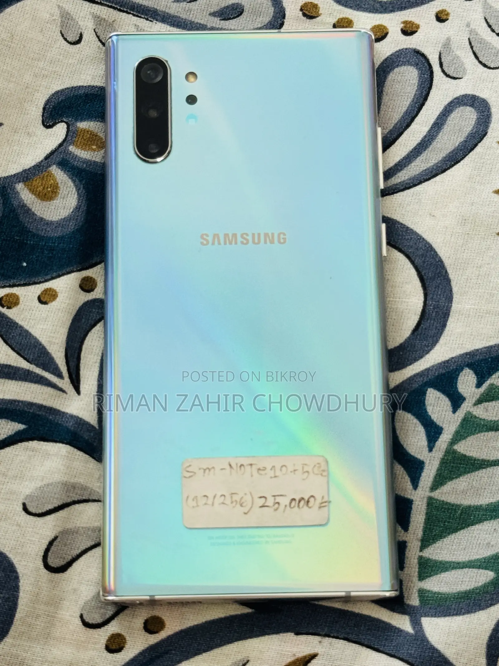 Samsung Galaxy Note 10 Plus 5G 256 GB Blue