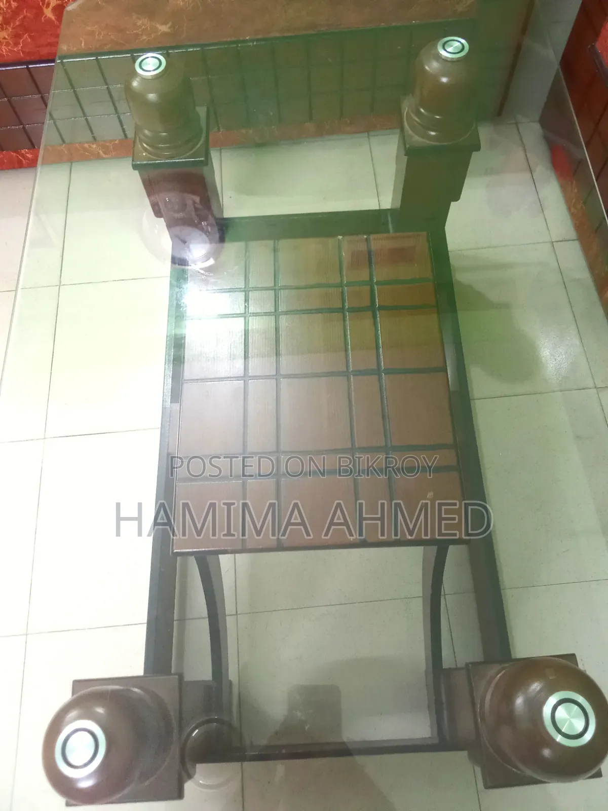 Malaysian Woodcut Sofa and Table