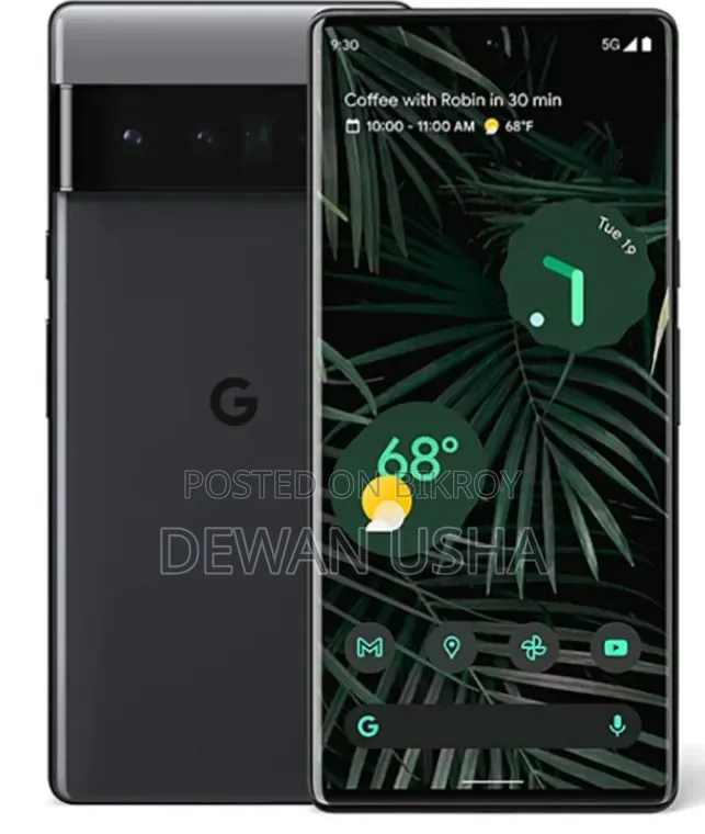 গুগল পিক্সেল ৬ ১২৮ জিবি ব্ল্যাক