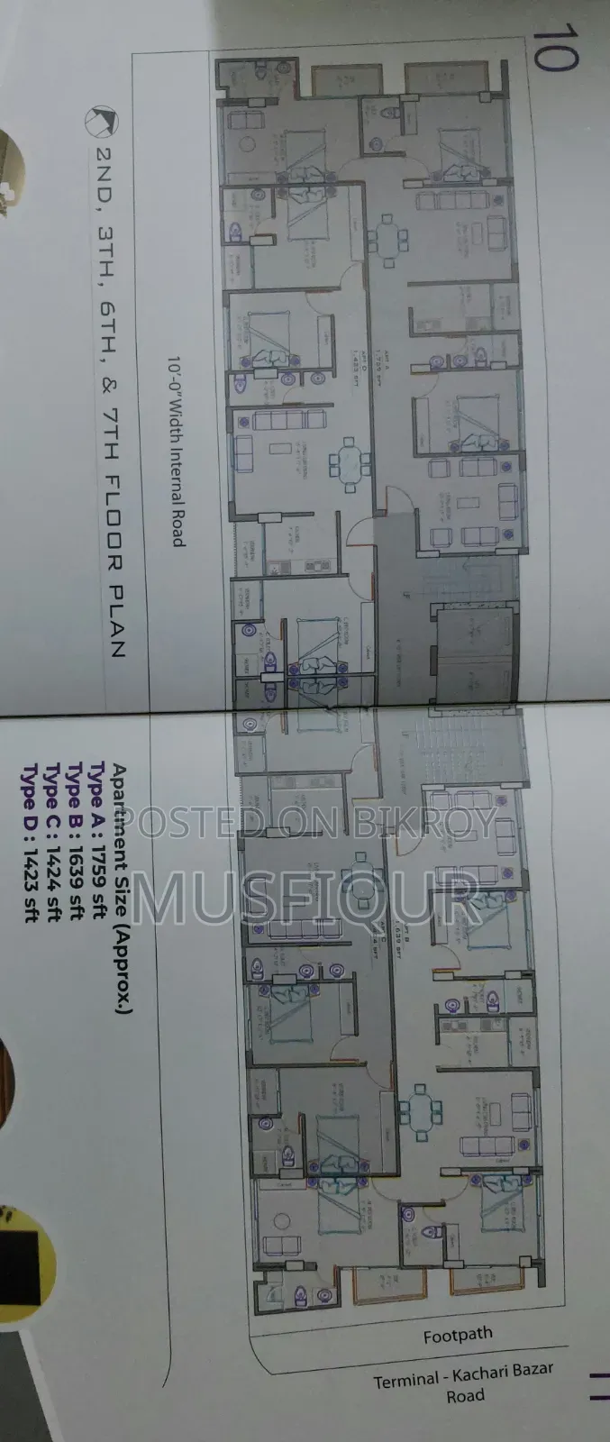 3bdrm Apartment in Creative Shah Tower, Rangpur Sadar for Sale