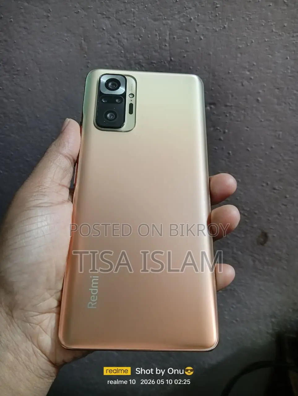 Xiaomi Redmi Note 10 Pro Max 128 GB Rose Gold