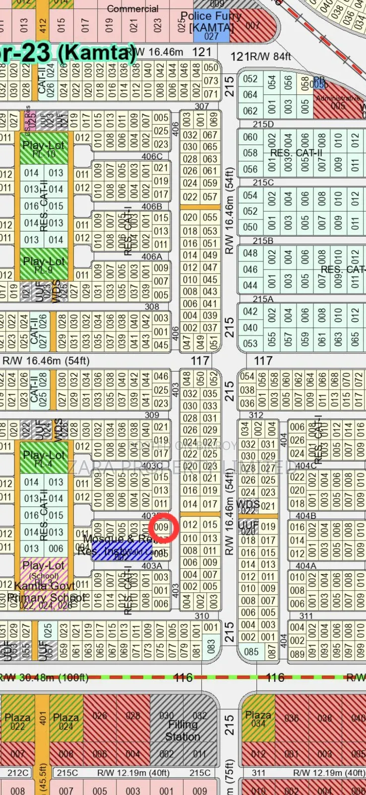 Buy a premium 3 Katha East-North corner plot in Sector 23 at a great price.