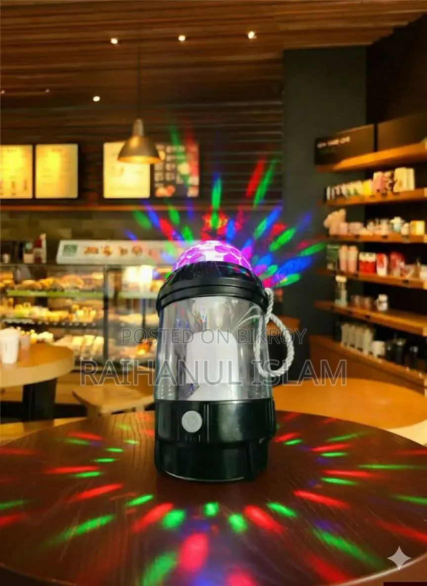 Table Lamp With Multiple Colors Light