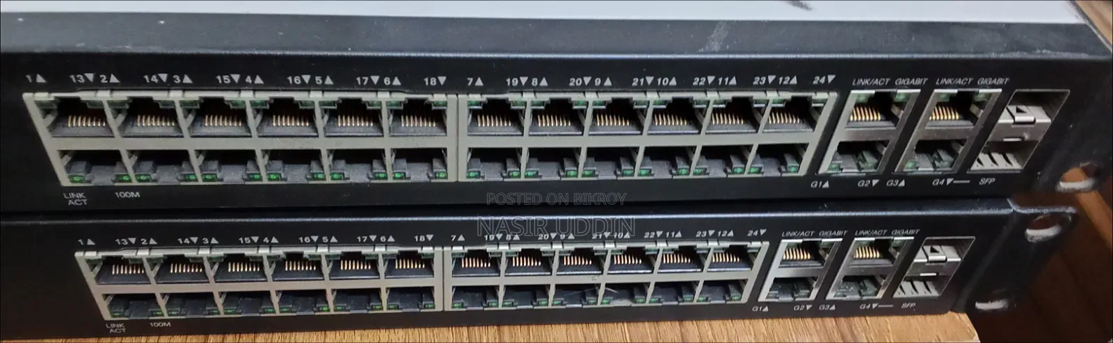 Cisco 24 Port Switch With Pabx and Switch Box