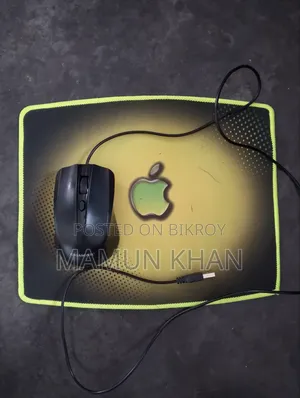 Laptop Cooling Fan, HP Charger, and Mouse with Mouse Pad