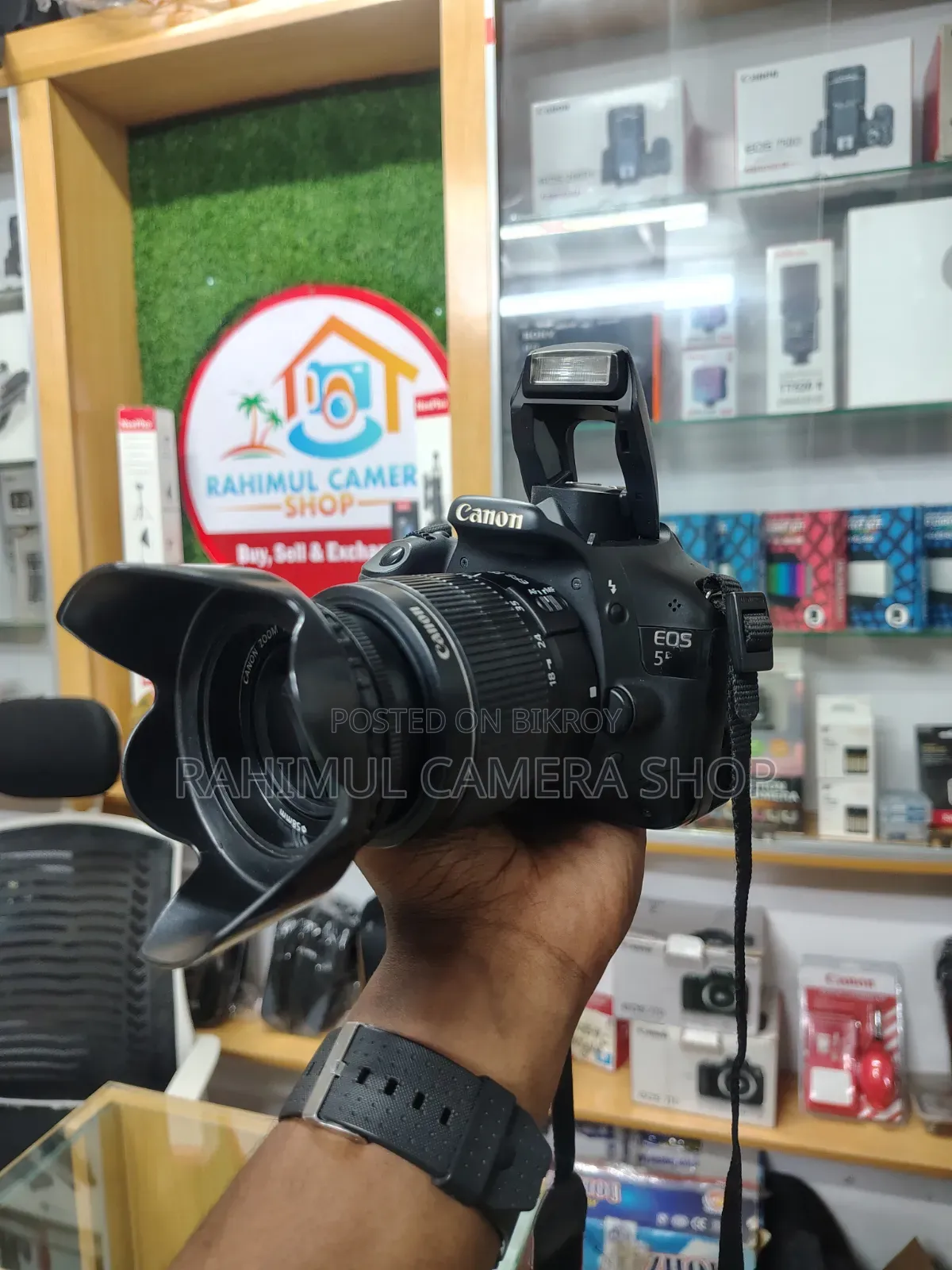 Canon 550d With 18-55mm Lens Full Fresh Condition