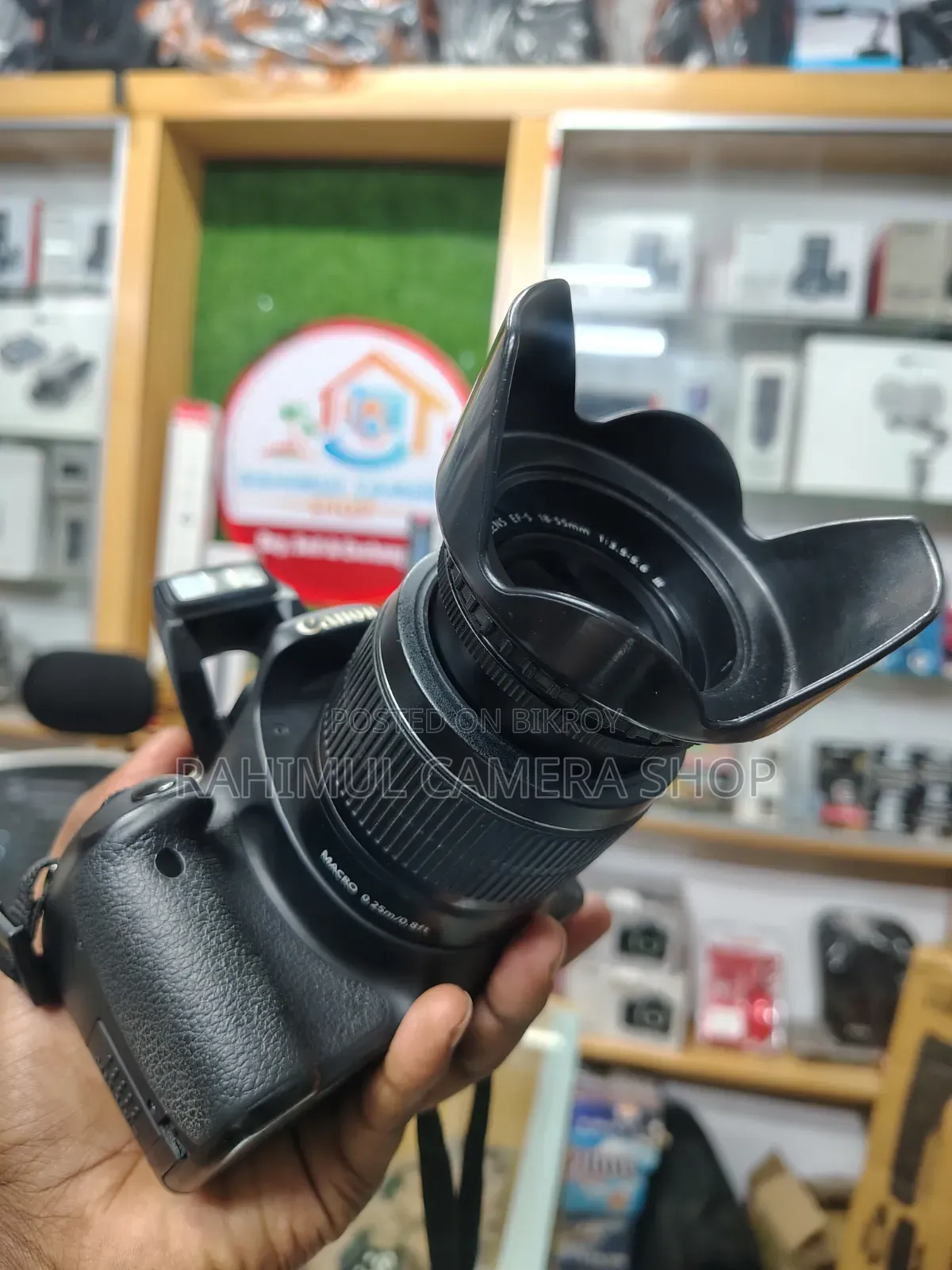 Canon 550d With 18-55mm Lens Full Fresh Condition