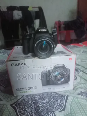 Canon 200d Cemera 18-55 Nano Is Time Kit Lens