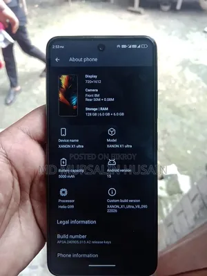 Walton XANON X1 ULTRA 128 GB Black