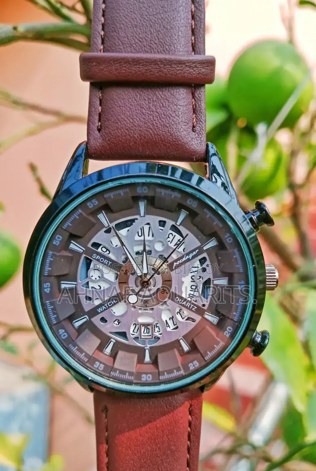 Premium Poedagar Skeleton Watch